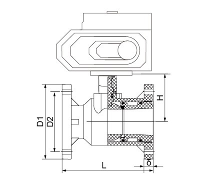電動、氣動法蘭式球閥（Q641F-10S、Q941F-10S)(圖2)
