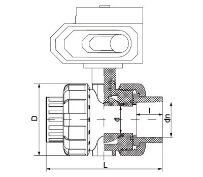 氣動(dòng)、電動(dòng)球閥（Q661F-10S、Q961F-10S)(圖2)
